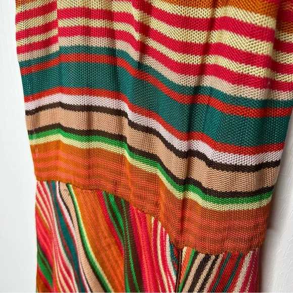 MISSONI Striped Knit Maxi Dress